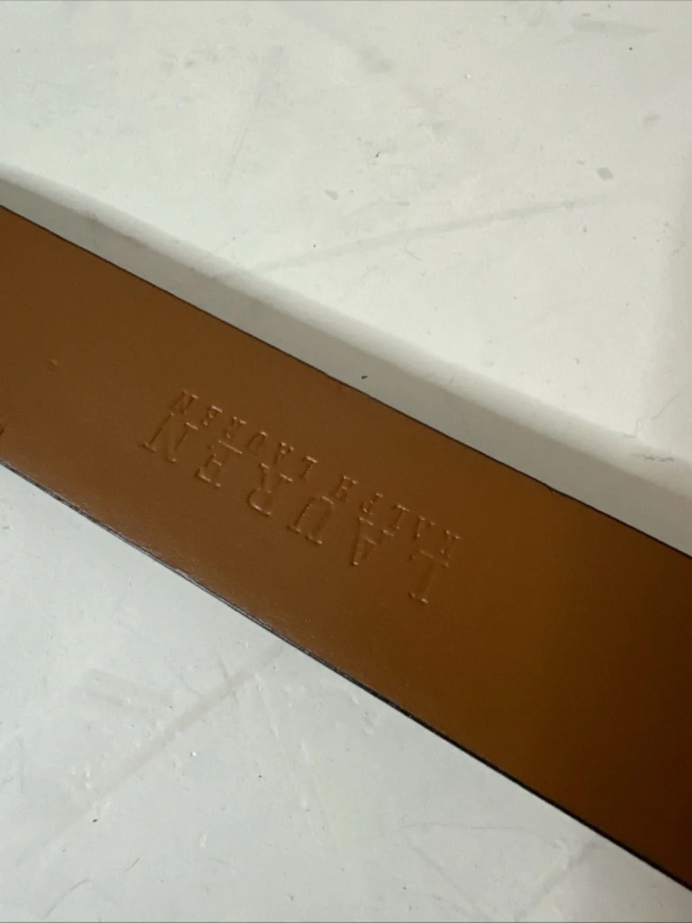 Lauren Ralph Lauren Black Suede BELT XL NEW